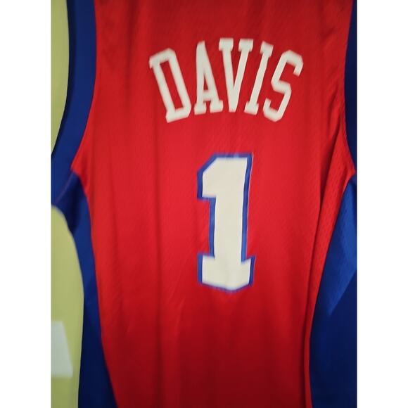 Baron Davis Adidas LA Los Angeles Clippers Swingman Jersey Men's Sz L Length +2 - Picture 12 of 15